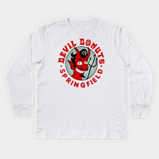 D. Donuts logo Kids Long Sleeve T-Shirt